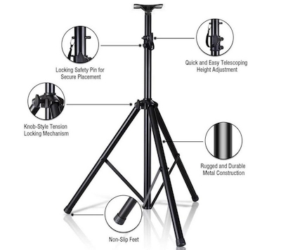 استند سه پایه اسپیکر مدل SPS-502M